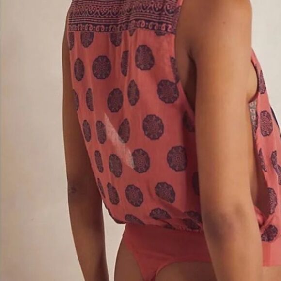 FREE PEOPLE INTIMATELY SOUL OF THE SUN BRIC  BRICK COMBO BODY SUIT SIZE XS NWT - Picture 3 of 7